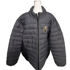 Vegas Golden Knights Lightweight Puffer Jacket - Size XXL (Officially Licensed)